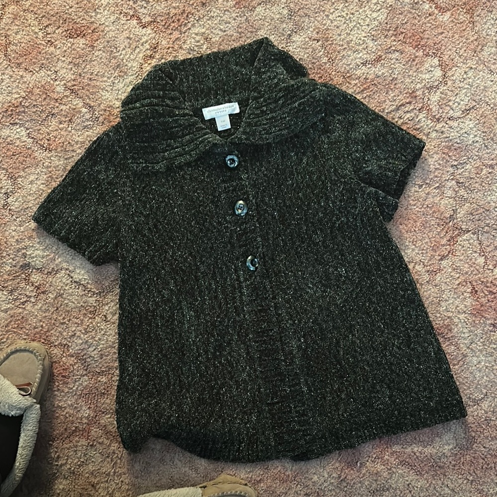 Cozy Dark Green Short Sleeve Cardigan